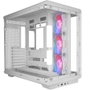 Mars Gaming MC-REV Caja Semitorre Blanca con Flujo de Aire Invertido y ARGB